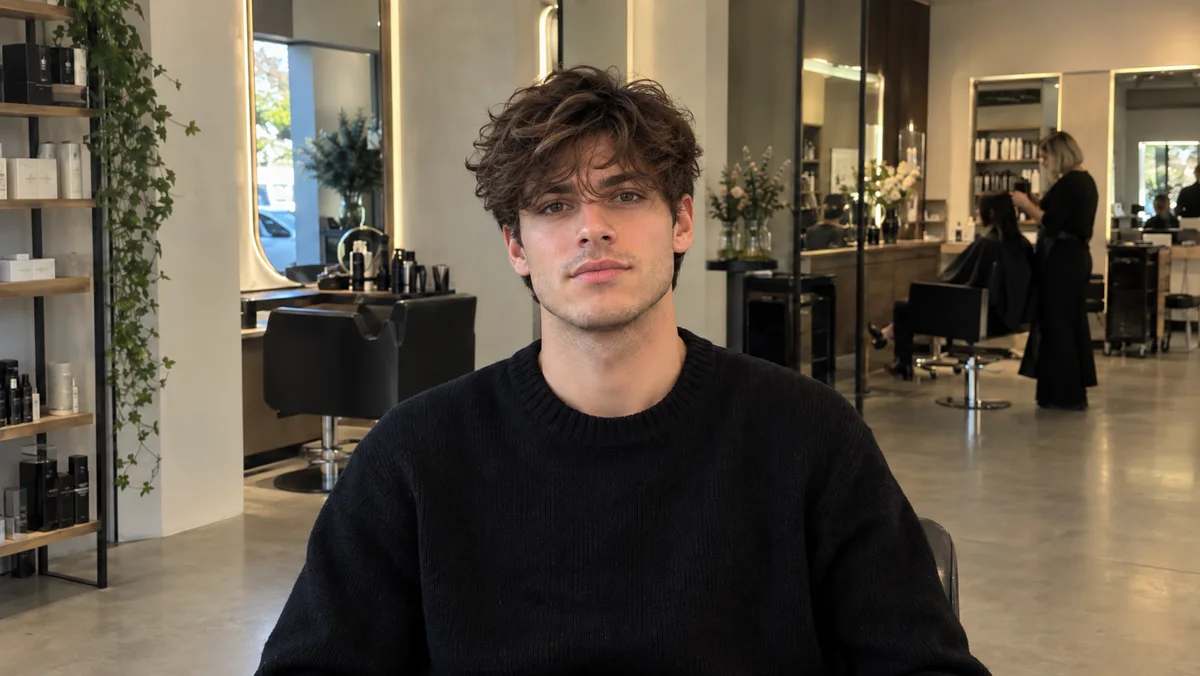 Après : inspiration coupe homme raccourcie et texturée